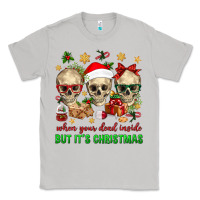Moon Dust When Your Dead Inside But It's Christmas Classic Tee - BundleAndBundleShop