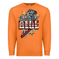 Carrot Back the blue Premium Sweatshirt - FaDigitalArtStudio