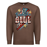 Chestnut Back the blue Premium Sweatshirt - FaDigitalArtStudio