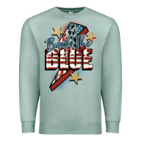 Seafoam Back the blue Premium Sweatshirt - FaDigitalArtStudio