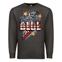 Smoke Back the blue Premium Sweatshirt - FaDigitalArtStudio