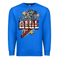 True Royal Back the blue Premium Sweatshirt - FaDigitalArtStudio