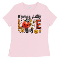 Bubblegum Pink mama's little love bug Ladies Tee - LillyAllenDesigns