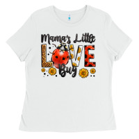 White mama's little love bug Ladies Tee - LillyAllenDesigns
