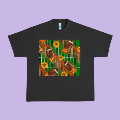 American Football With Sunflower Tumbler Urban Heavy Tee Designed By Bundleandbundleshop