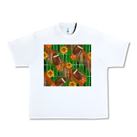 White american football with sunflower tumbler Urban Heavy Tee - BundleAndBundleShop
