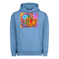 Pigment Pebble Blue Be Salty Urban Hoodie - CowhideDigitalArt