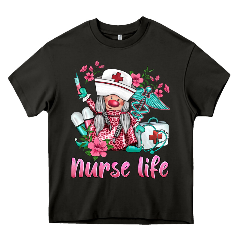 Nurse Gnomies Nurse  Life Spring Heavy Core Tee by BarkalooDesign | Teevron