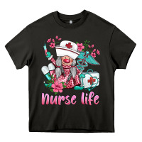 Asphalt nurse gnomies nurse  life spring Heavy Core Tee - BarkalooDesign