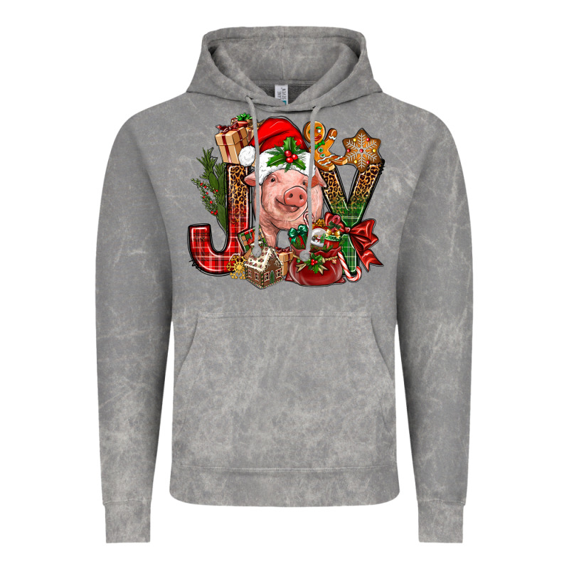 Joy Christmas With Pig Bbs Vintage Hoodie by BundleAndBundleShop | Teevron