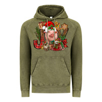 Vintage Olive joy christmas with pig bbs Vintage Hoodie - BundleAndBundleShop