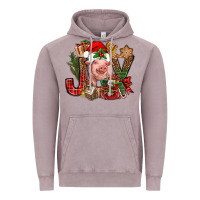 Vintage Zinc joy christmas with pig bbs Vintage Hoodie - BundleAndBundleShop