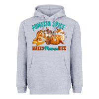 Heather Grey Pumpkin Spice Make Mama Nice Heavyweight Hoodie - FaDigitalArtStudio
