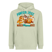Matcha Pumpkin Spice Make Mama Nice Heavyweight Hoodie - FaDigitalArtStudio