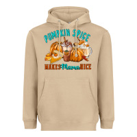 Mushroom Pumpkin Spice Make Mama Nice Heavyweight Hoodie - FaDigitalArtStudio