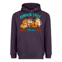 Plum Pumpkin Spice Make Mama Nice Heavyweight Hoodie - FaDigitalArtStudio