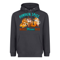 Smoke Pumpkin Spice Make Mama Nice Heavyweight Hoodie - FaDigitalArtStudio