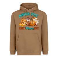 Toasted Coconut Pumpkin Spice Make Mama Nice Heavyweight Hoodie - FaDigitalArtStudio
