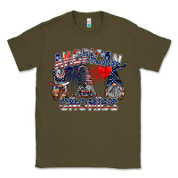 Army Green amerikan gnomies Classic Tee - SublimationCraftShop