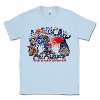 Dusty Blue amerikan gnomies Classic Tee - SublimationCraftShop