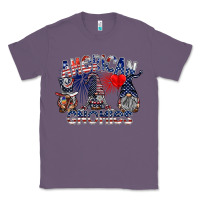 Lavender amerikan gnomies Classic Tee - SublimationCraftShop
