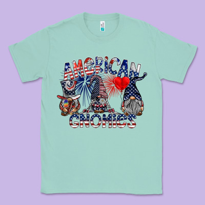 Amerikan Gnomies Classic Tee Designed By Sublimationcraftshop