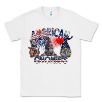 White amerikan gnomies Classic Tee - SublimationCraftShop