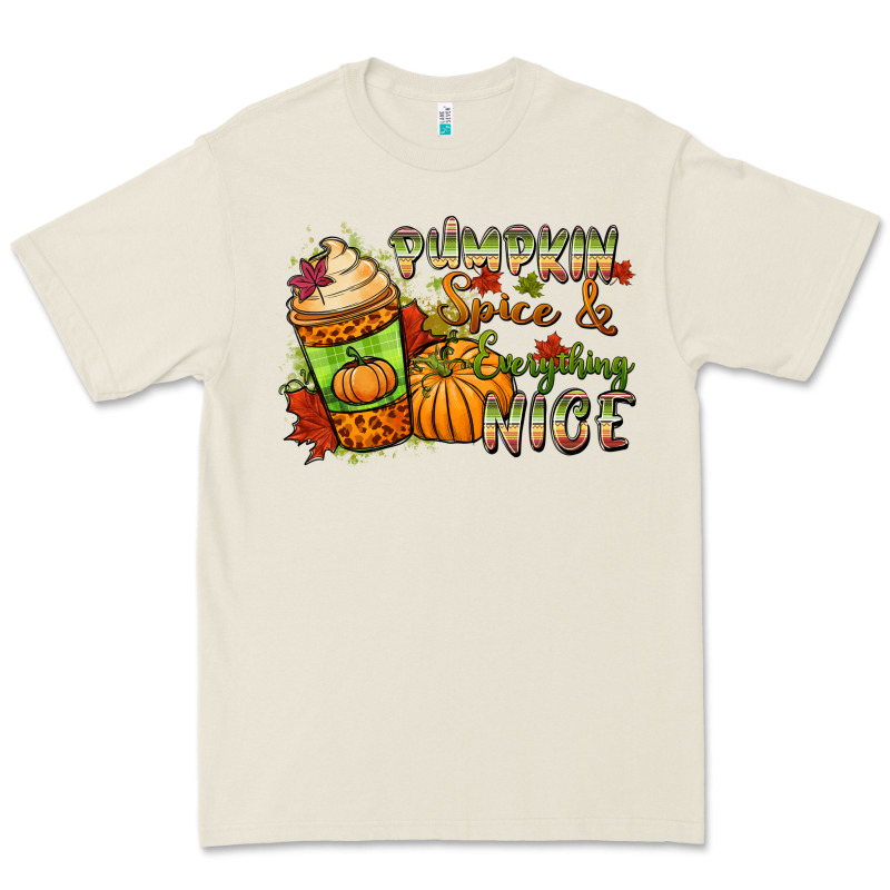 Pumpkin Spice Everything Nice Premium Tee by NancyCooperArtShop | Teevron