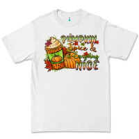 White Pumpkin spice everything nice Premium Tee - NancyCooperArtShop