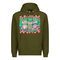 Army Green Easter gnomes Premium Hoodie - OliviaCreatesArt