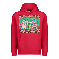 Cardinal Easter gnomes Premium Hoodie - OliviaCreatesArt
