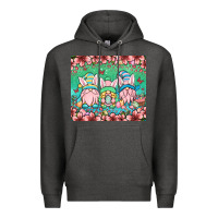 Charcoal Heather Easter gnomes Premium Hoodie - OliviaCreatesArt
