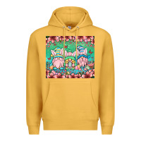 Mustard Easter gnomes Premium Hoodie - OliviaCreatesArt