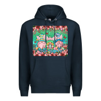 Navy Easter gnomes Premium Hoodie - OliviaCreatesArt
