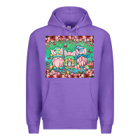 Purple Easter gnomes Premium Hoodie - OliviaCreatesArt
