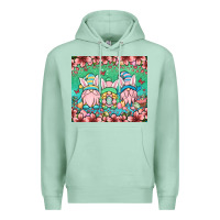 Seafoam Easter gnomes Premium Hoodie - OliviaCreatesArt