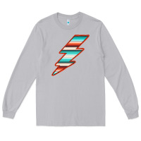 Moon Dust Teal and Orange Serape Lightning Long Sleeve Tee - Bettercallsaul