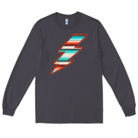 Smoke Teal and Orange Serape Lightning Long Sleeve Tee - Bettercallsaul