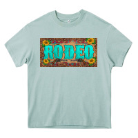 Western Rodeo Sunflowers Weapon  License Plate Template Heavy Core Tee | Teevron