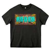 Asphalt western rodeo sunflowers weapon  license plate template Heavy Core Tee - BarkalooDesign