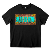 Black western rodeo sunflowers weapon  license plate template Heavy Core Tee - BarkalooDesign