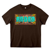 Chocolate Brown western rodeo sunflowers weapon  license plate template Heavy Core Tee - BarkalooDesign