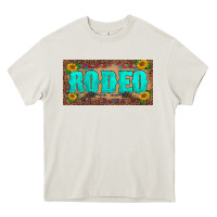 Cream western rodeo sunflowers weapon  license plate template Heavy Core Tee - BarkalooDesign