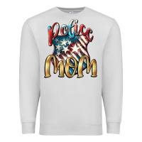 Dove Grey Police Mom Premium Sweatshirt - FaDigitalArtStudio
