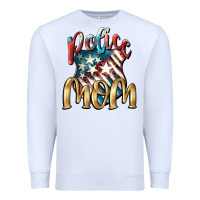 White Police Mom Premium Sweatshirt - FaDigitalArtStudio