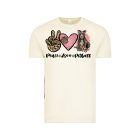Peace Love Pitbull Vintage Tee | Teevron