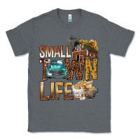 Charcoal Heather Small Town Life Classic Tee - BundleAndBundleShop
