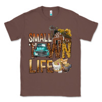 Chestnut Small Town Life Classic Tee - BundleAndBundleShop