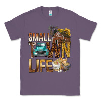 Lavender Small Town Life Classic Tee - BundleAndBundleShop