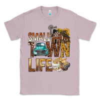 Lilac Small Town Life Classic Tee - BundleAndBundleShop